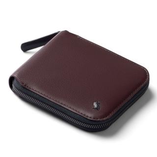 Bellroy Zip 拉鍊皮夾 短夾 零錢包 卡片收納包 RFID防盜 新年禮物(深紫色)優惠推薦  Bellroy