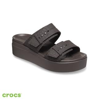 Crocs 女鞋 布魯克林低跟涼鞋(208667-206)  Crocs