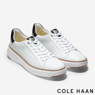 Cole Haan GP TOPSPIN SNEAKER 輕盈靈活 真皮休閒運動鞋 男鞋(白色-C34226) 推薦  Cole Haan