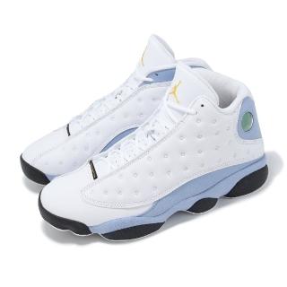 NIKE 耐吉 休閒鞋 Air Jordan 13 Retro 男鞋 白 藍 皮革 Zoom 氣墊 AJ13 13代(414571-170)  NIKE 耐吉