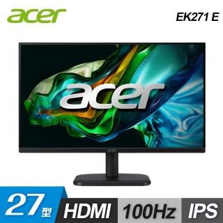 Acer 宏碁 EK271 E 27型 100hz IPS 抗閃電腦螢幕  ACER 宏碁