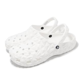 Crocs 洞洞鞋 Classic Geometric Clog 男鞋 女鞋 白 經典榴槤克駱格 卡駱馳(209563100)  Crocs