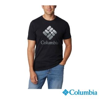 Columbia 哥倫比亞 男款-M Rapid Ridge™LOGO有機棉短袖上衣-黑色(UAM04030BK/IS)  Columbia 哥倫比亞