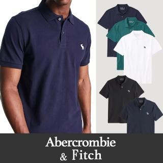 Abercrombie & Fitch AF A&F 經典刺繡麋鹿短袖Polo衫-多色組合(春夏必備/平輸品/百搭舒適)  Abercrombie & Fitch