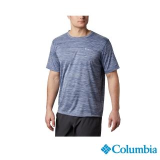 Columbia 哥倫比亞 男款-Zero Rules™涼感快排短袖上衣-藍灰色(UAE60840GL/IS)  Columbia 哥倫比亞