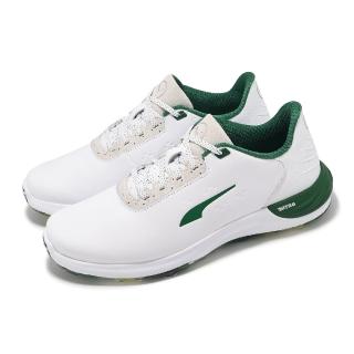 PUMA 高爾夫球鞋 Phantomcat Nitro Garden 男鞋 白 綠 防水 氮氣中底 運動鞋(379856-01)  PUMA