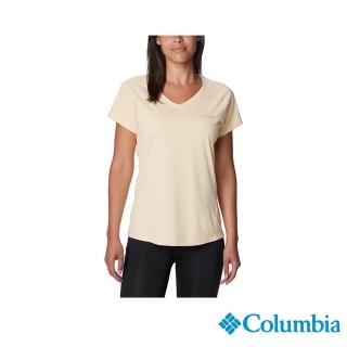 Columbia 哥倫比亞 女款-Zero Rules™涼感快排短袖上衣-柔黃色(UAR69140SY/IS)  Columbia 哥倫比亞