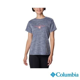 Columbia 哥倫比亞 女款-W Zero Rules™涼感快排短袖上衣-深藍色(UAR55460NY/IS) 推薦  Columbia 哥倫比亞