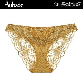 Aubade 異域情調蕾絲三角褲 性感小褲 法國進口 女內褲(2B-青銅金)  Aubade