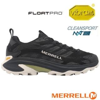 MERRELL 男 MOAB SPEED 2 多功能透氣登山健行鞋.休閒運動鞋(ML037525 黑色)  MERRELL
