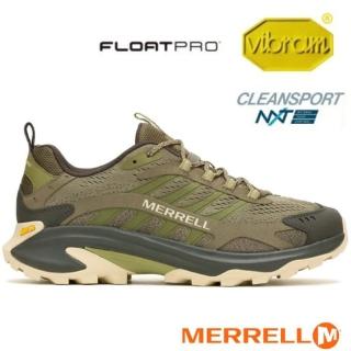 MERRELL 男 MOAB SPEED 2 多功能透氣登山健行鞋.休閒運動鞋(ML037527 苔蘚綠)  MERRELL