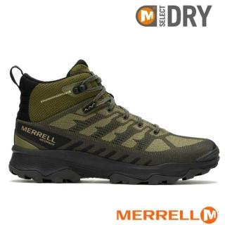 MERRELL 男 SPEED ECO MID WATERPROOF 多功能防水透氣中筒登山健行鞋.休閒運動鞋(ML037539 深綠色)  MERRELL