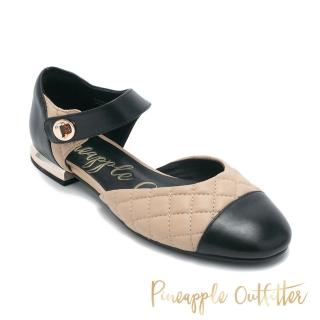 Pineapple Outfitter IDAHO 羊皮絎縫小香風平底鞋(米杏色)折扣推薦  Pineapple Outfitter