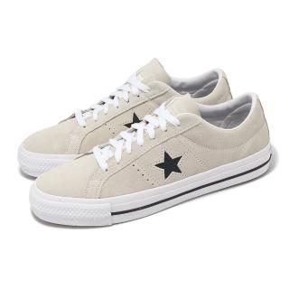 CONVERSE 休閒鞋 One Star Pro 男鞋 女鞋 米白 黑 麂皮 經典 情侶鞋(172950C)  CONVERSE