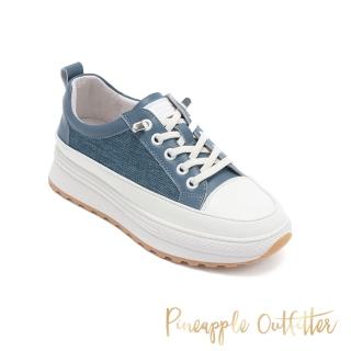 Pineapple Outfitter KEKOA 厚底綁帶撞色休閒鞋(藍色)好評推薦  Pineapple Outfitter