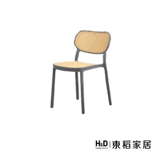 H&D 東稻家居 灰色塑膠餐椅(TKHT-07409)  H&D 東稻家居
