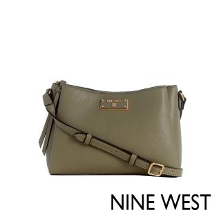 NINE WEST LEONEL純色斜背包-灰綠(137370)評價推薦  NINE WEST