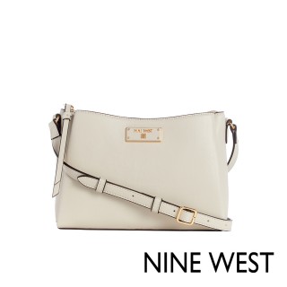 NINE WEST LEONEL純色斜背包-奶白色(137370)  NINE WEST