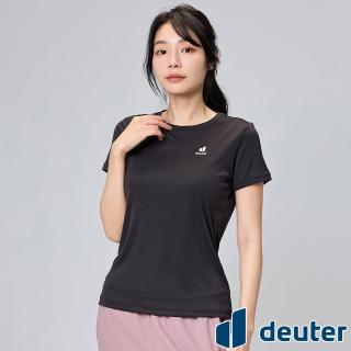 deuter 女款吸濕排汗輕薄短袖T恤(DE-T2402W黑/抗UV防曬/透氣快乾/戶外健行/日常休閒*)品牌優惠  deuter