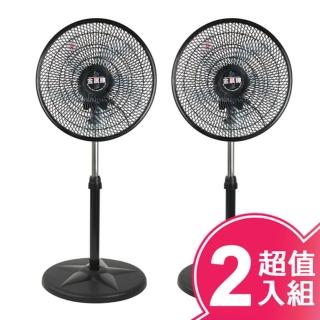 金展輝 14吋超廣角擺頭循環涼風扇(AB-1412超值二入組)  金展輝