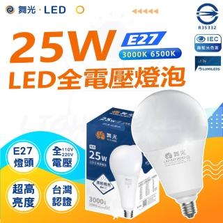 DanceLight 舞光 3入 25W LED商業燈泡 大瓦數燈泡 E27 適用停車場 商業空間(白光/黃光)好評推薦  DanceLight 舞光