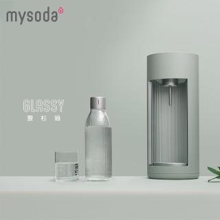 mysoda Glassy頂級工藝玻璃氣泡水機(雲杉綠)好評推薦  mysoda