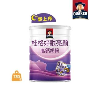 QUAKER 桂格 好眠亮顏高鈣奶粉750gx3罐  QUAKER 桂格