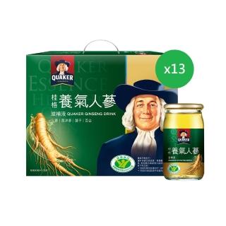 桂格 養氣人蔘滋補液禮盒60ml×30入x13盒(共390入)  QUAKER 桂格