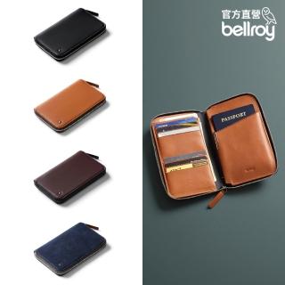 Bellroy 官方直營 Travel Folio 真皮拉鍊護照套 - RFID防盜(多色任選)  Bellroy