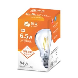 DanceLight 舞光 1入組 室內專用 E27 6.5W(復古懷舊 復古金燈絲燈 仿鎢絲燈 全電壓CNS)  DanceLight 舞光