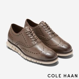 Cole Haan ZG WINGTIP OX 翼尖雕花 牛津鞋 男鞋(咖-C37737)  Cole Haan