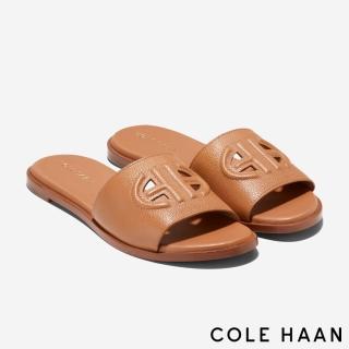 Cole Haan FLYNN LOGO SLIDE SANDAL 涼鞋 拖鞋 女鞋(咖-W27705)  Cole Haan