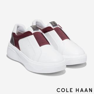 Cole Haan GP DEMI SLIP ON SNEAKER 休閒鞋 女鞋(白酒紅-W29198)品牌優惠  Cole Haan