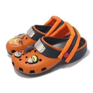 Crocs x 火影忍者 洞洞鞋 Naruto Classic Clog K 中童 漩渦鳴人 亮橘 小朋友 聯名(209460014) 推薦  Crocs