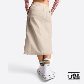 CONVERSE LONG WOVEN CARGO SKIRT 長裙 工裝裙 女裙 米灰色(10026794-A03)  CONVERSE