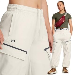 UNDER ARMOUR UA 女 Unstoppable Cargo 長褲_1386481-110(米白色)  UNDER ARMOUR