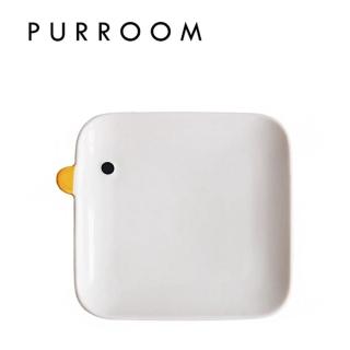 PURROOM 小雞造型餐具 方型餐盤 陶瓷盤(陶瓷釉燒 可愛造型) 推薦  PURROOM