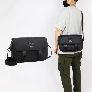 PUMA 側背包 Classic Elevated Woven Messenger Bag 黑 隨行包 肩背包(090582-01)  PUMA