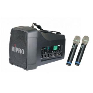 MIPRO 最新三代肩掛式5G藍芽旗艦型雙頻無線喊話器(MA-200D)  MIPRO