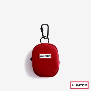 HUNTER 橡膠感防水掛勾小包(磚紅色)  HUNTER