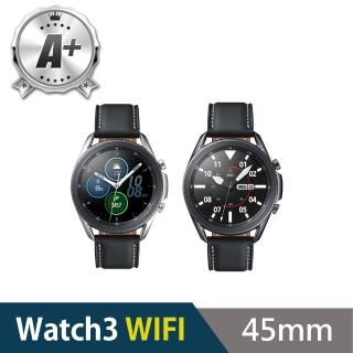 Samsung 三星 A+級福利品 Galaxy Watch3 WIFI 45mm(縫線皮革錶帶)好評推薦  Samsung 三星