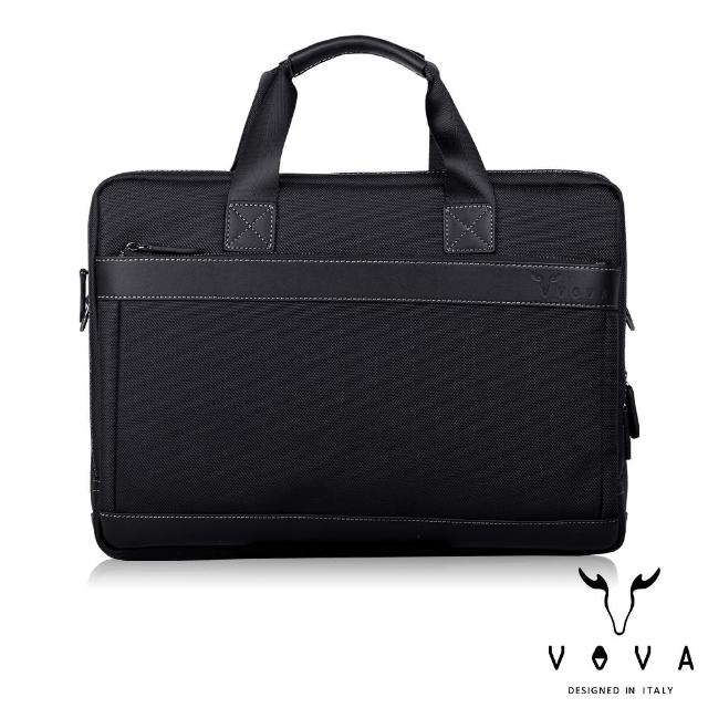 VOVA【VOVA】台灣總代理 羅迪 雙層公事包-黑色(VA124S01BK)
