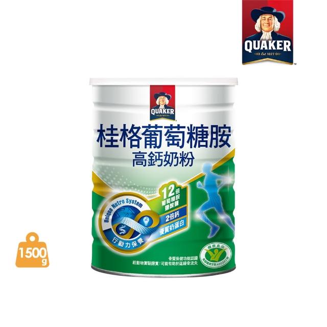 【QUAKER 桂格】葡萄糖胺奶粉1500g/罐