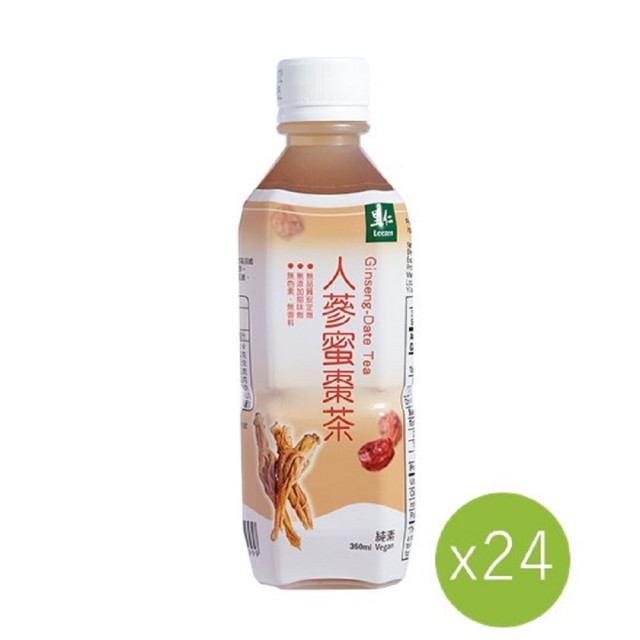 【里仁】人蔘蜜棗茶360ml(24入/箱)