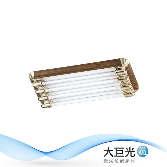 【大巨光】典雅風-LED T8 4尺10W4管吸頂燈-大(ME-5655)