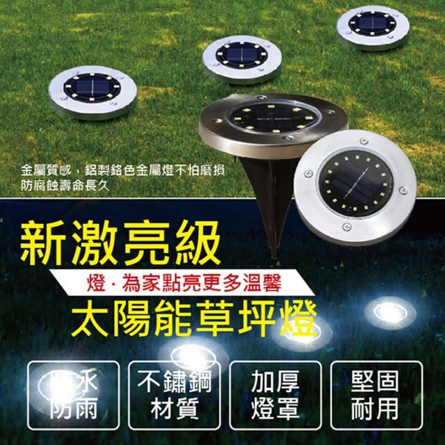 新激亮級太陽能草坪燈(2入組)