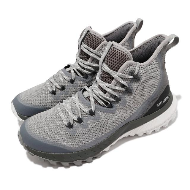 【MERRELL】戶外鞋 Bravada Waterproof 女鞋 防水 抗磨損 防撕裂 包覆 避震 穩定 灰 白(ML036018)