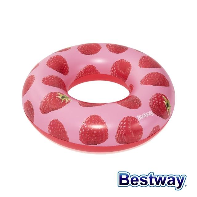 【BESTWAY】47吋覆盆子香味大泳圈(泳具 泳圈)