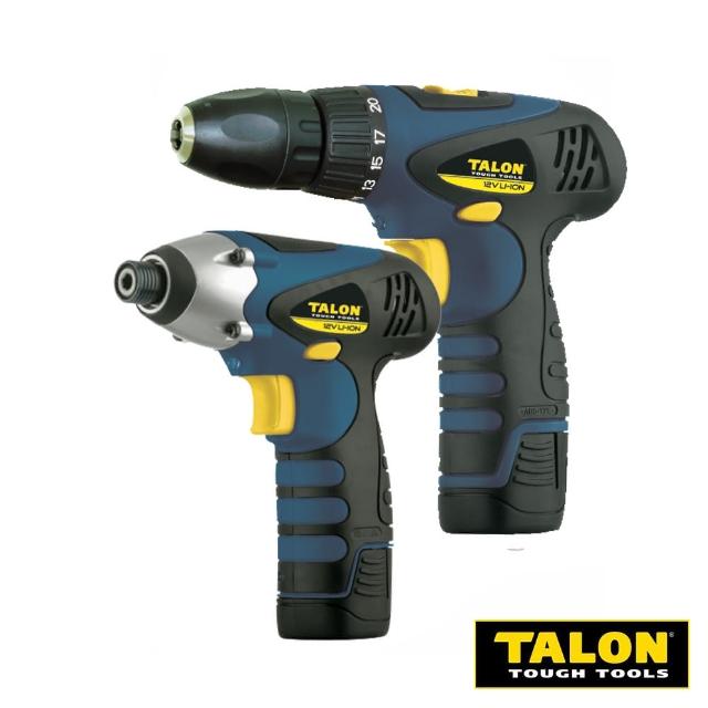 【TALON達龍電動工具】12V 鋰電衝擊起子機 + 電鑽組 TX6623