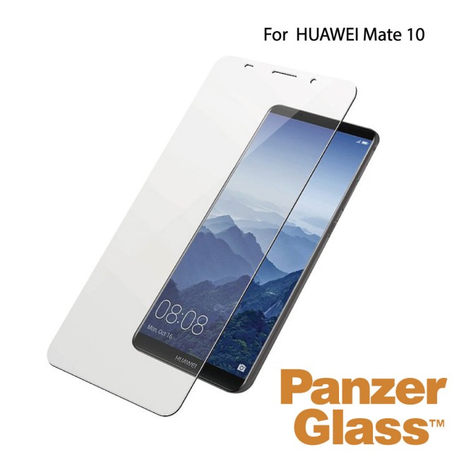 【PanzerGlass】HUAWEI Mate 10 2.5D耐衝擊高透鋼化玻璃保護貼(黑)